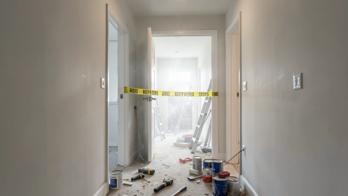 informacja o remoncie mieszkania dla sąsiadów