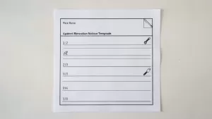 Zawiadomienie o remoncie mieszkania wzór